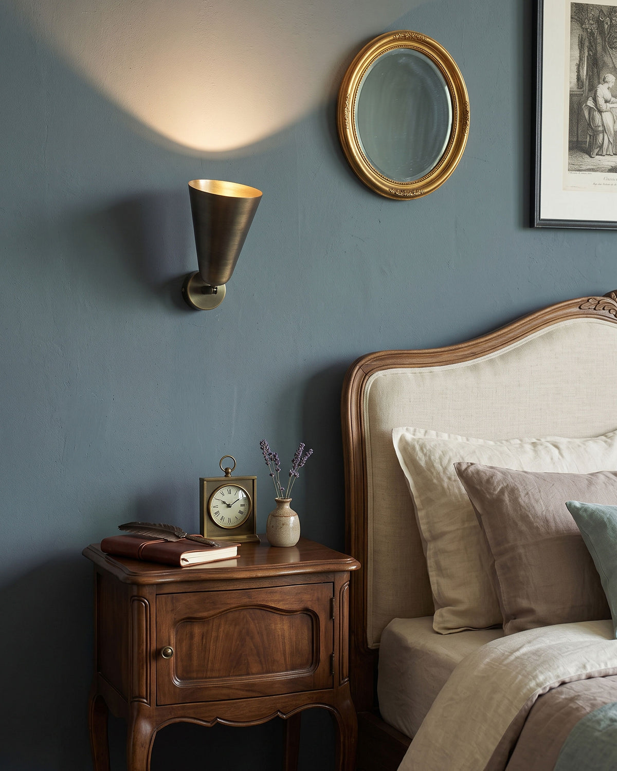 Maelis Funnel Wall Sconce swivel joint angled